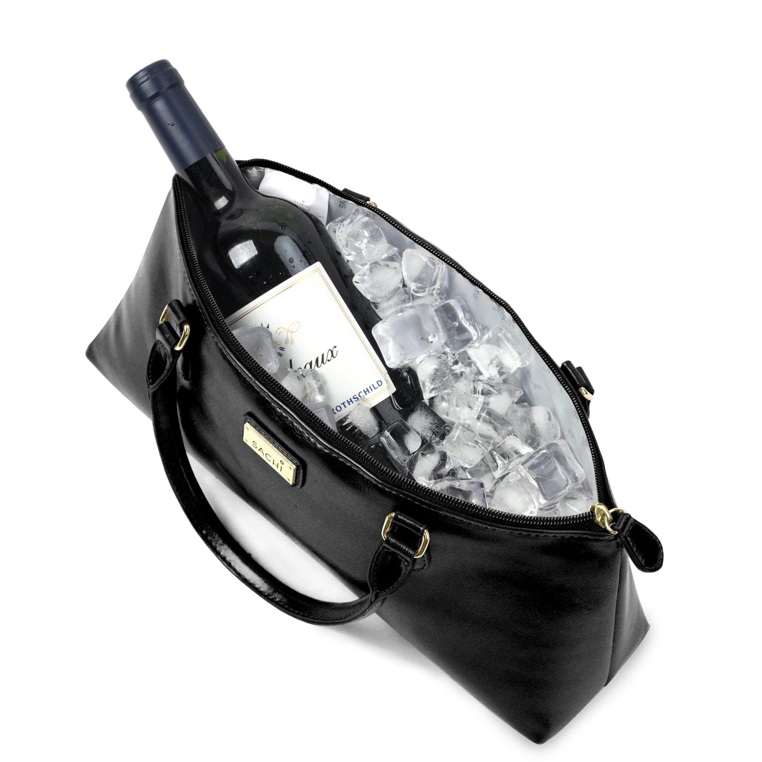 Red Wine Bag Faux Leather Single Winebottle Bag Champagne Tote Carrier Bag Gift 