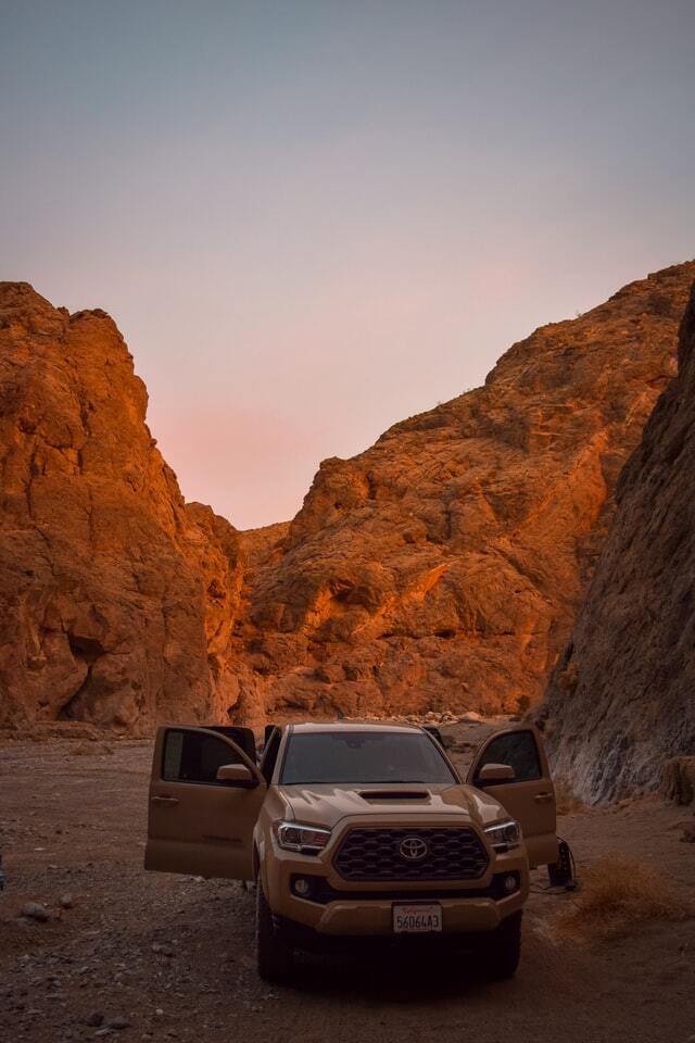 Death Valley offroading trails