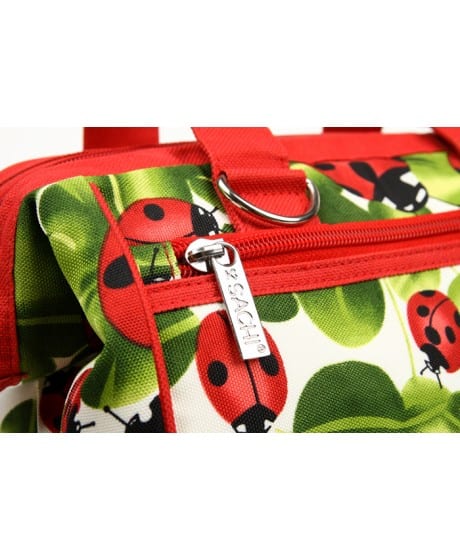 34 029 back zip close 460x560 1 Style 34 Insulated Trendy Lunch Tote - Ladybug