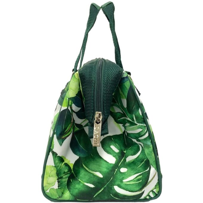 Sachi bags style34 tropical leaf4 Style 34 Insulated Trendy Lunch Tote - Tropical Leaf