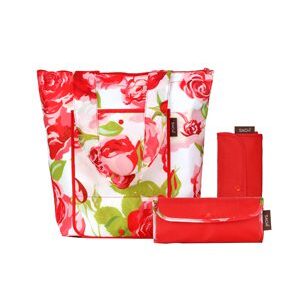 reusable bag set of 3 market totes bloom