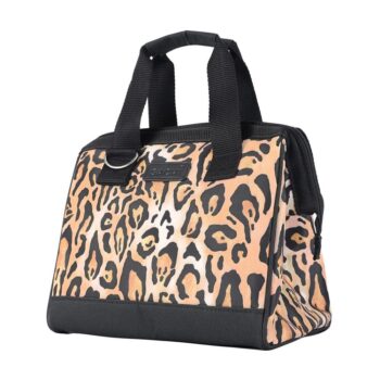 style 34 leopard trendy lunch tote