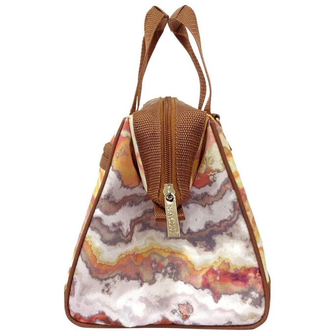 Sachi bags style34 marble sunset4 Style 34 Insulated Trendy Lunch Tote - Marble Sunset
