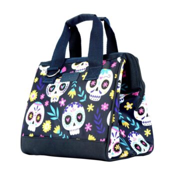 style 34 sugar skull trendy lunch tote