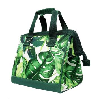 style 34 trendy lunch tote tropical leaf