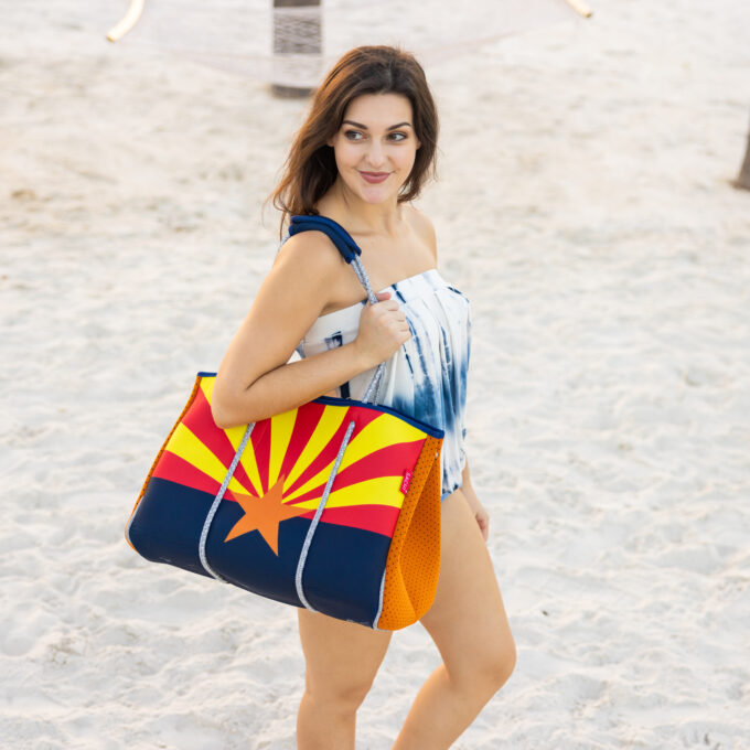 SACHI Carry-it-all Tote Bag - Arizona flag