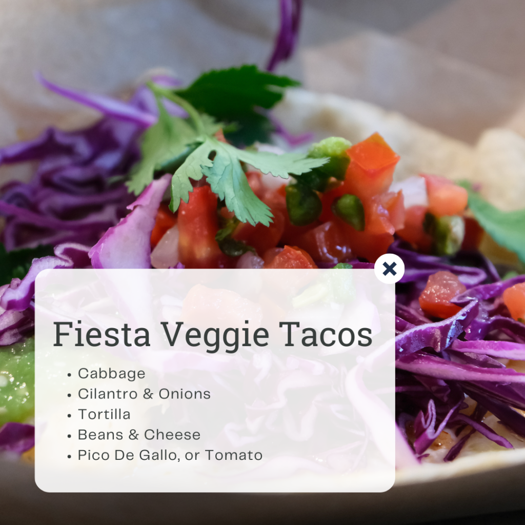 healthy school lunches - fiesta taco