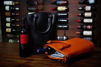 insulated-leather-wine-tote-bags