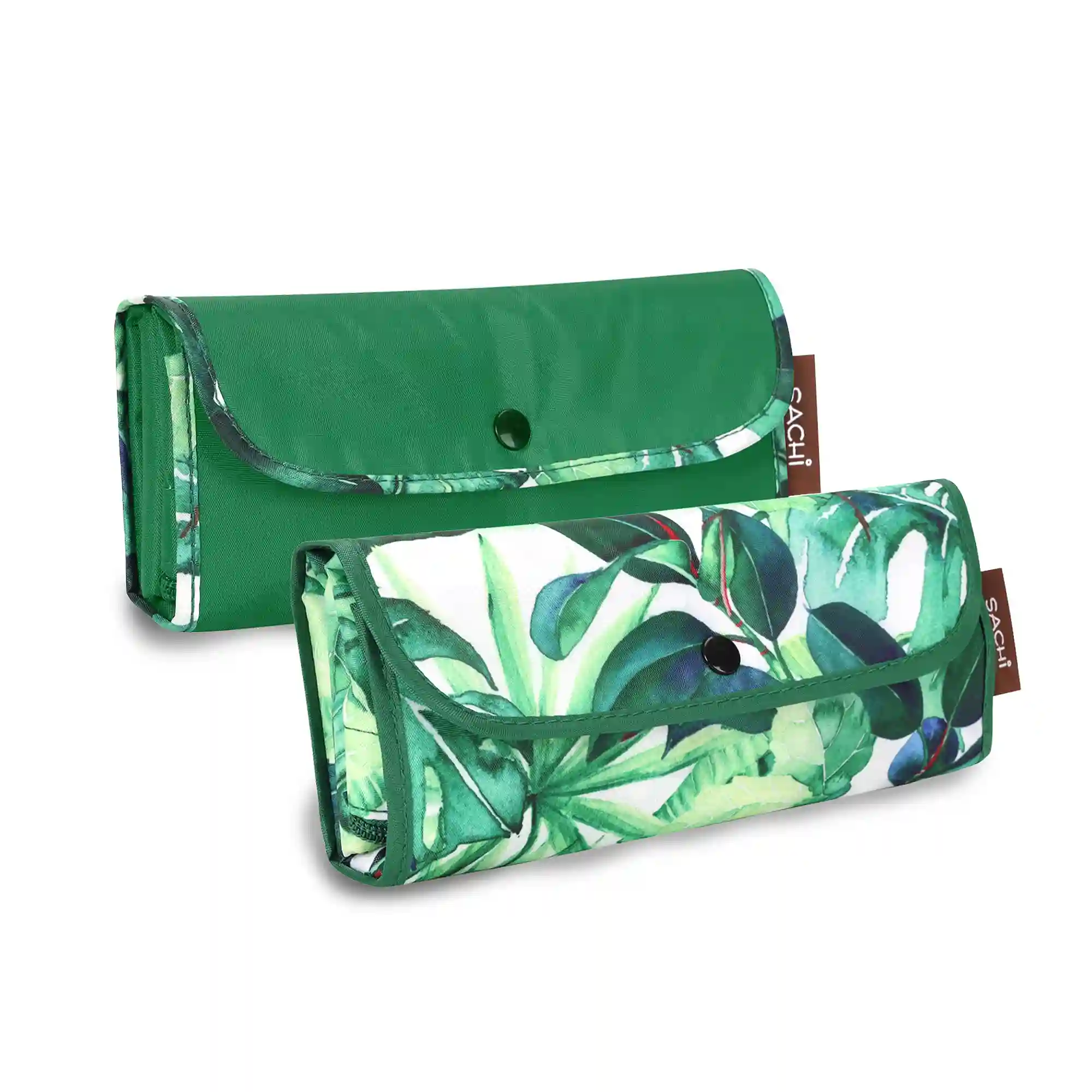 sachi green tropical folded set New Arrivals